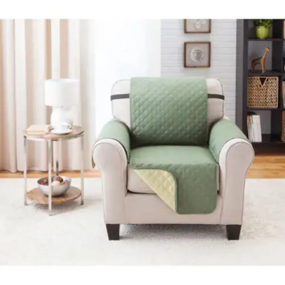 Reversible‎ Chair Furniture Protector Olive/Sage size 75”x65”